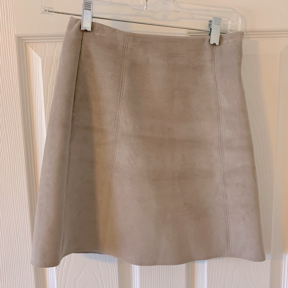 Babaton Modern Vegan Suede Mini Skirt